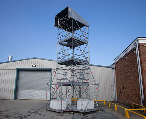 6.5m Layher Watch tower.