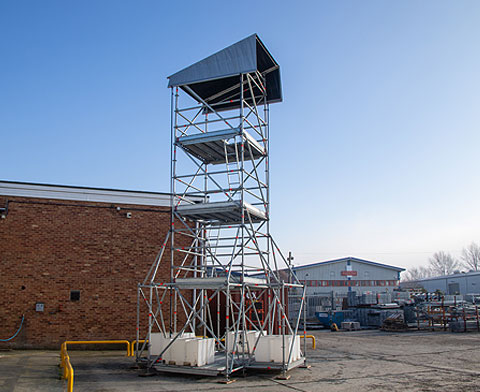 6.5m Layher Watch tower.