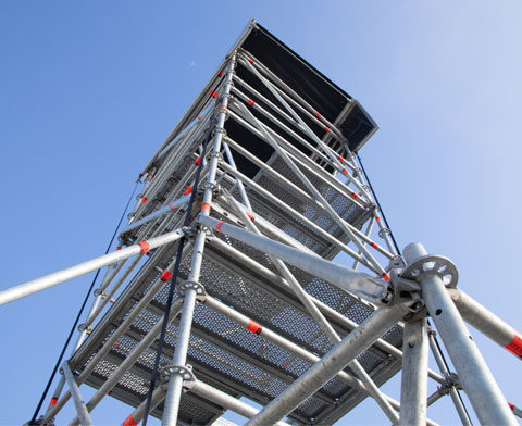 6.5m Layher Watch tower.